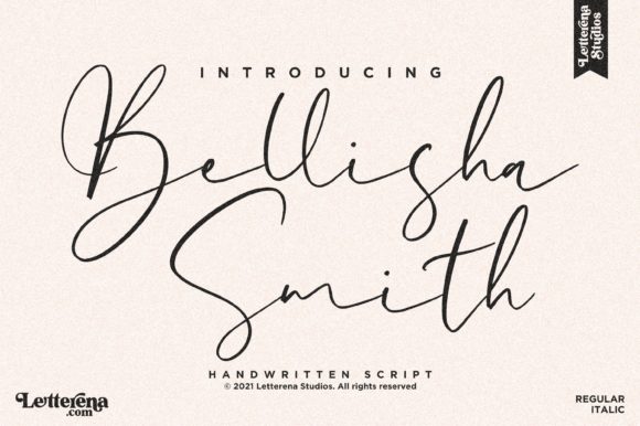 Bellisha Smith: The Handwritten Font for Modern Marketers