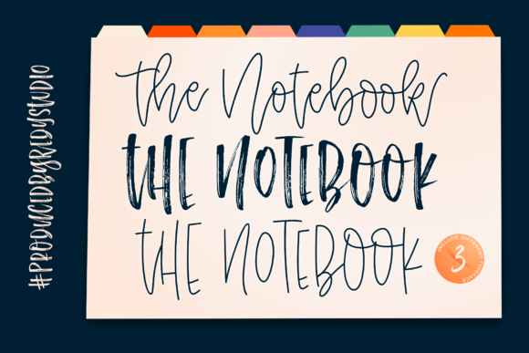 Bring Your Creations to Life with The Notebook Font