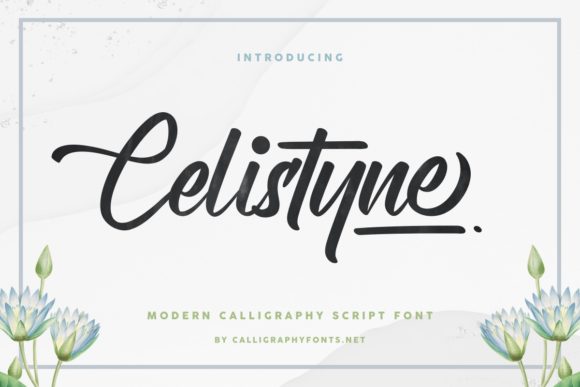 Celistyne: A Handwritten Font for Crafting Digital Personality