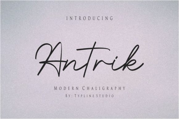 Discover Antrik: A Dazzling Handwritten Font for Branding