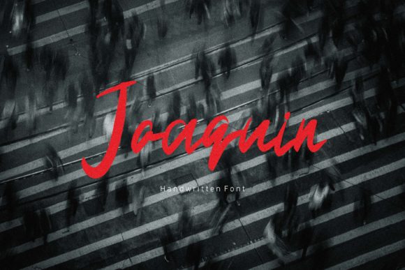 Discover Joaquin: A Modern Handwritten Font for Editorial Charm