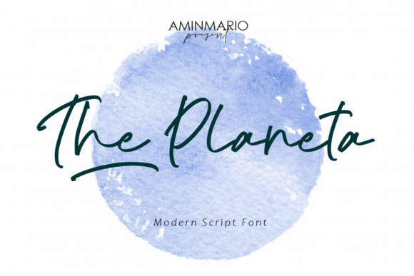 Discover The Planeta: A Handwritten Font for Editorial Elegance