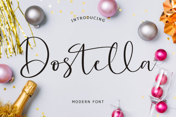 Enhance Your Brand with Dostella: A Versatile Script Font