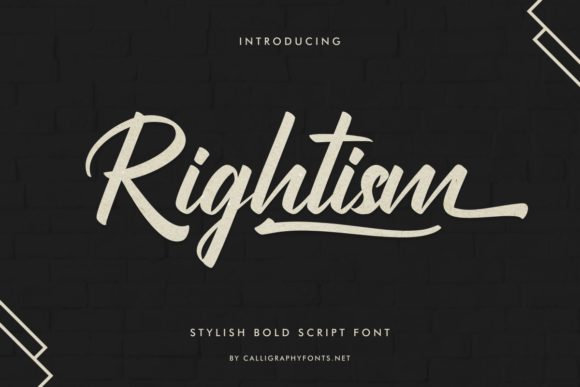Enhance Your Web Design with Rightism Font