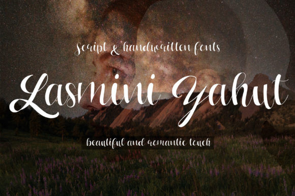 Lasmini Yahut: A Handwritten Font for Elegant Creations