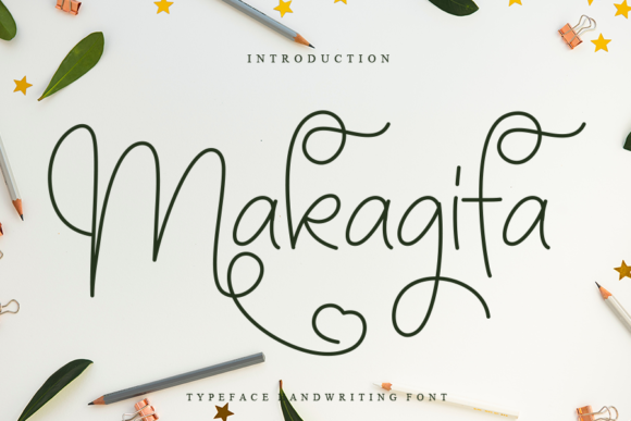 Makagifa: A Script Font That Builds Brand Atmosphere