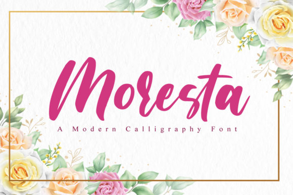 Moresta: A Bold and Radiant Script Font for Web Design