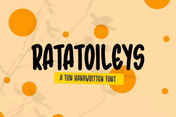Ratatoileys: A Handwritten Font for Crafting Exceptional Products
