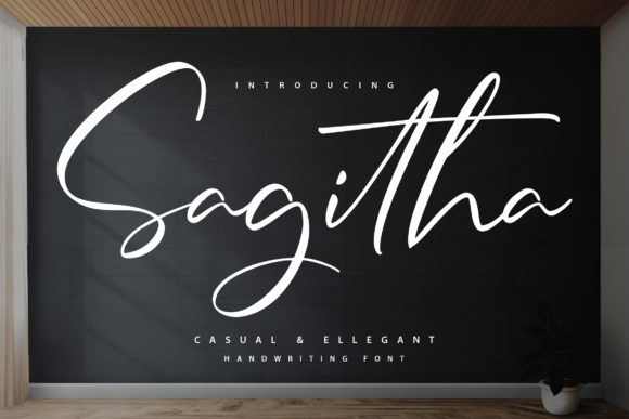 Sagitha: A Font for Campaigns That Need a Graceful Touch