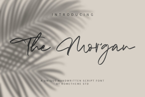The Morgan: An Elegant Handwritten Font for Digital Creators