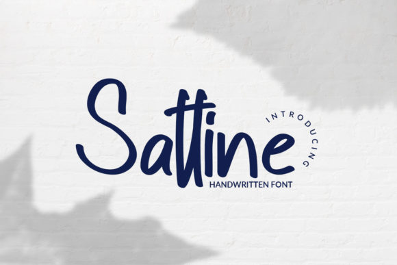 The Sattine Font: A Handwritten Asset for Everyday Branding