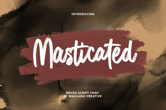 Transform Your Brand with Masticated: A Stylish Handwritten Font