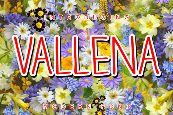 Vallena: A Handwritten Font for Elegant Web Design